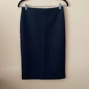 Loft XS Navy Pull-on Pencil Skirt